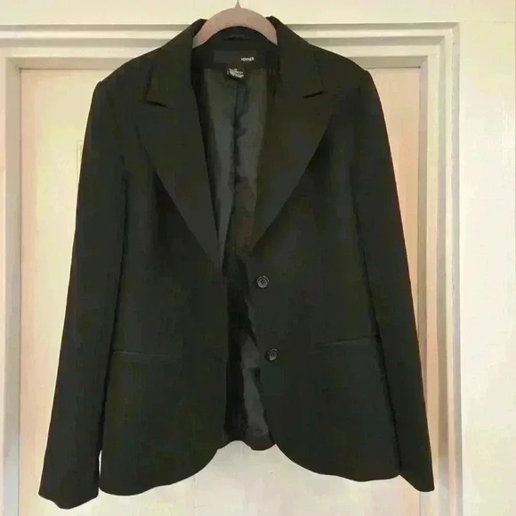 Hennes Fitted Black Blazer sz10 - Picture 3 of 11